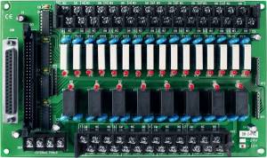 DB-24PRD/12 24 Channels Power Relay (12V) Daughter Board, Opto-22 Compatible, DB37 Connector