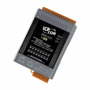 PET-7245 Ethernet I/O Module with 2-port Ethernet Switch, with 16-channels Source-type DO (RoHS), -25...75C, PoE