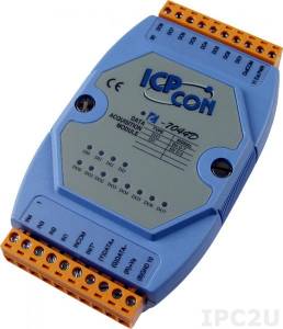 I-7044D Isolated Digital I/O Module w/LED Display