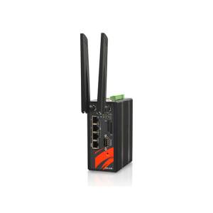 ICR-4103 Industrial 4G LTE/3G/2G Router with 3x10/100Base-T(X), 1x RJ45 WAN, 1x RS485, 2x RS232, 8.4...30V DC-In, -40.. 75C Operating Temperature