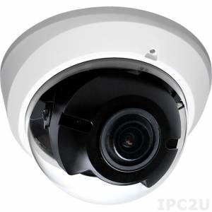 NCi-211 Network Camera 2MP@30fps, 1080@30fps, H.264/ M-JPEG, Varifocal lens 3-10mm F1.3, DWDR, Micro SD slot, PoE, 0...60 C, 12VDC/PoE 48V max