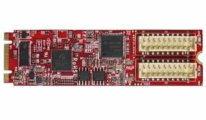 EGPL-G201-C1 Mini-PCI Express Expansion, PCIe Bus (M.2), 2xGbit LAN, incl. Cable, Standard Temperature 0...+70