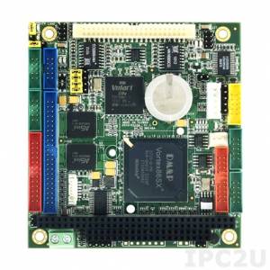 VSX-6158-V2-X PC/104 Vortex86SX 300MHz CPU Module with 128MB DDR2, VGA, LCD, 2xLAN, 4xCOM, GPIO, wide temperature range -40C .. +85C